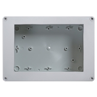 Surface mounted housing 1-gang grey 9019838