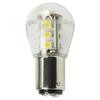 LED-Kugellampe 25,4x51mm BaY15d 3000Kklar dim 33827