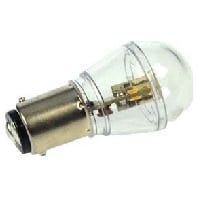 LED-Leuchtmittel 25x51mm BA15s 30VAC/DC2700K 30128