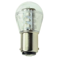 LED-Lampe 25x48mm BA15d 10-30VDC grn 35757