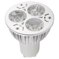 Power-LED 50x50mm 230VAC GU10 3x1W wws 36045