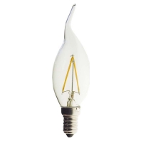 LED-Windstokerzenlampe E14 2700K klar 38902