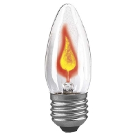 Candle-shaped lamp 3W 240V E27 clear 40940