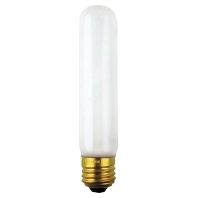 Tubular lamp 40W 240V E27 opal 30x144mm 44087