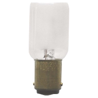 Tubular lamp 15W 235V B15d clear 20x65mm 48211
