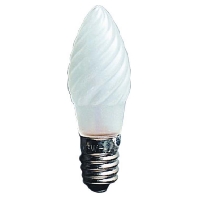 Candle-shaped lamp 3W 12V E10 frosted 57087