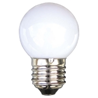 LED-Tropfenlampe 45x70mm E27 230V gelb 57493