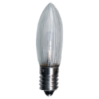 LED-TOP-Riffelkerze E10 10-55V 0,1W klar 57690 (Inhalt: 3)