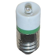 Single-LED 10x25mm E10 230VAC/DC wei 35249
