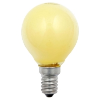 Tropfenlampe 45x75mm E14 230V 25W gelb 40267