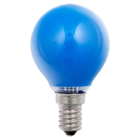 Tropfenlampe 45x75mm E14 230V 15W blau 40263