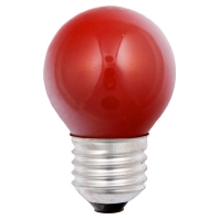 Round lamp 25W 230V E27 red 40275