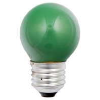 Tropfenlampe 45x69mm E27 230V 25W grn 40276