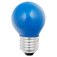 Tropfenlampe 45x69mm E27 230V 25W blau 40278