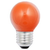 Tropfenlampe 45x69mm E27 230V 25W orange 40279