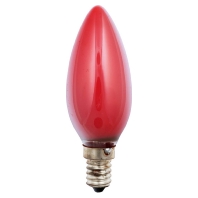 Kerzenlampe 35x100mm E14 230V 25W rot 40280