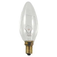 Candle-shaped lamp 25W 130V E14 clear 40880