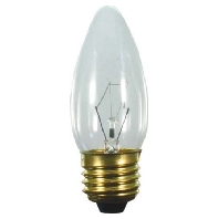 Candle-shaped lamp 40W 240V E27 clear 40871