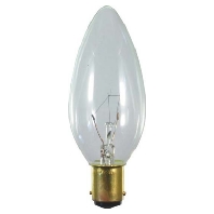 Candle-shaped lamp 15W 230V B15d clear 40889