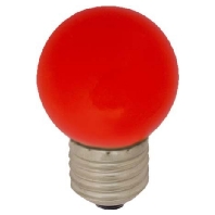 LED-Tropfenlampe 45x70mm E27 230V rot 57492