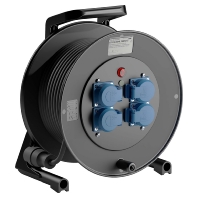 Spezialgummi-Kabeltrommel m. Steckd. und Kabel GT 310.MD4L.25KS315