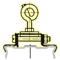 Mounting kit for luminaires TRS 1000 S