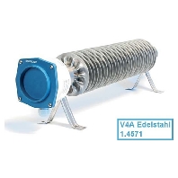 Rippenrohrheizofen V4A 500W 230V univ. RiRo u 500 V4A