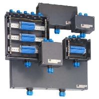 Klemmenkasten Ex i 1x2-Leiter 2,5 blau 136604