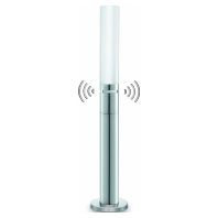 LED-Sensor-Pollerleuchte 8,6W, fr Grten, Zufahrten und Wege, edelstahl, GL 60 LED