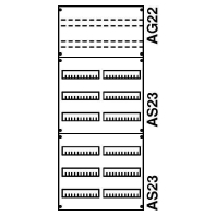 Panel for distribution board 1200x500mm 2V43KA