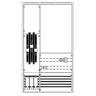 Equipped meter cabinet IP31 1400x800mm KS472