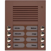 Door station door communication 8-button PES08-EB/04