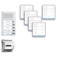 Door station set 5 phones PPAF05-EN/01