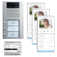 Door station set with video 3 phones PVE16030-0010