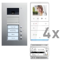 Door station set with video 4 phones PVU17040-0010