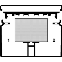 Wireway 130x82mm RAL7035 FB 80130 lgr