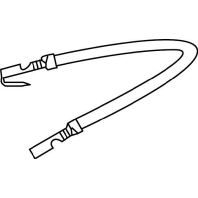 Erdungsleitung L=600mm Steckhlse L 4183 gn/ge