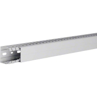 Slotted cable trunking system 40x40mm HA 740040 lgr