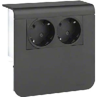 Socket outlet box for skirting duct SL 20080900 gsw