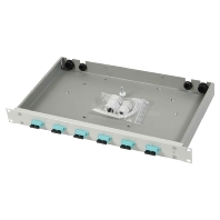 Spleibox mit Kupplungen 6xLCD ZrO2 violett TNSB-Be-6LCD-OM4
