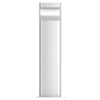 LED-Poller-Leuchte (lang) 8,5 Watt, aluminium theLeda D BL plus AL