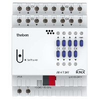 EIB, KNX sunblind shutter actuator 4-ch, JM 4 T 24V KNX