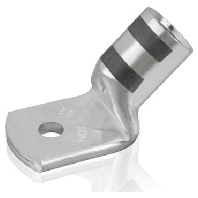 Metall-Presskabelschuh mit 45�- Lasche 150M10-A-45