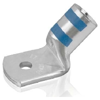 Metall-Presskabelschuh mit 45�- Lasche 50M8-A-45