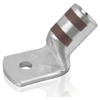 Metall-Presskabelschuh mit 45�- Lasche 70M8-A-45