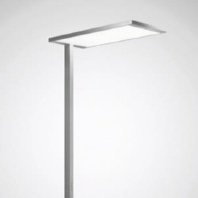 Floor lamp LED exchangeable silver LuceoS S G2 7941559