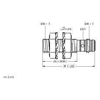 Inductive proximity switch 2mm BI2-EG08K-AN6X-V1131