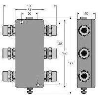 Passive sensor-actuator interface JBBS-48SC-T415B/EX