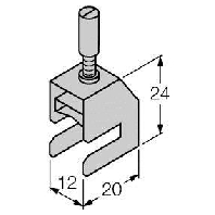 Shield connection clamp 8mm SK8 (quantity: 10)