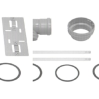 Single-walled flue gas attachment, 3 0020016409